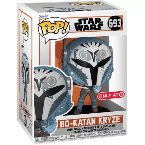Funko Pop! Bo-Katan Kryze #693 with Darksaber & Shield Box