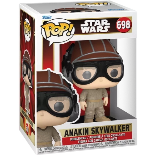 Funko Pop! Anakin Skywalker #698 Podracer Helmet Star Wars Box