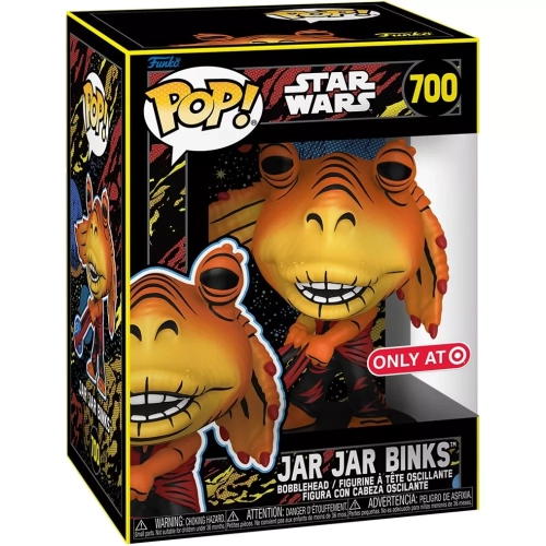 Funko Pop! Jar Jar Binks #700 Retro Star Wars Vinyl Figure Box