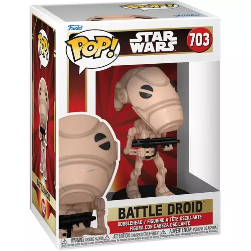 Funko Pop! Battle Droid #703 Star Wars Vinyl Figure Box
