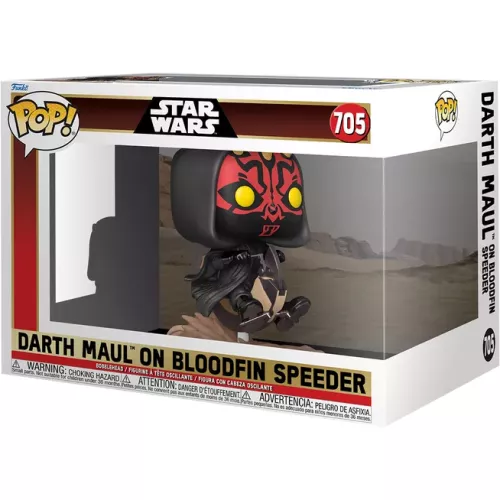 Funko Pop! Darth Maul on Bloodfin Speeder #705 Star Wars Box