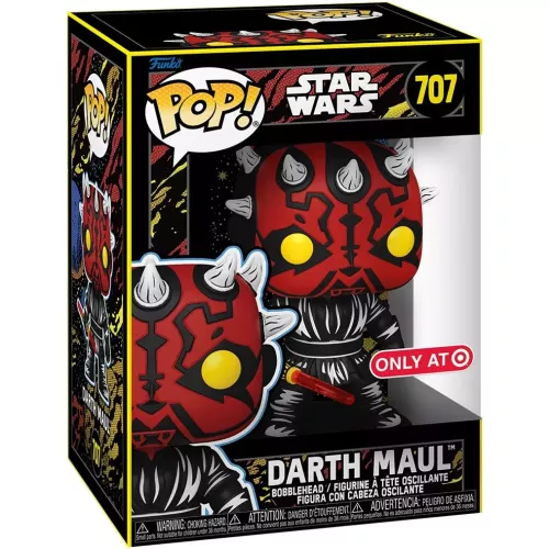 Funko Pop! Darth Maul #707 Retro Star Wars Vinyl Figure Box