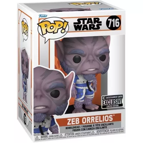 Funko Pop! Zeb Orrelios #716 Star Wars Vinyl Figure Box