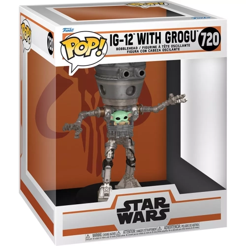 Funko Pop! IG-12 with Grogu #720 Star Wars Vinyl Figure Box