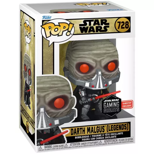 Funko Pop! Darth Malgus (Legends) #728 Star Wars Vinyl Figure Box