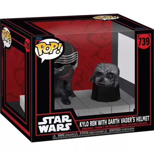 Funko Pop! Kylo Ren with Darth Vader's Helmet #739 Box