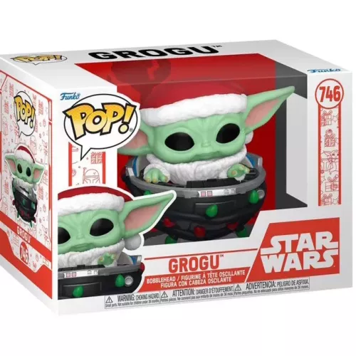 Funko Pop! Grogu #746 Holiday Star Wars Vinyl Figure Box