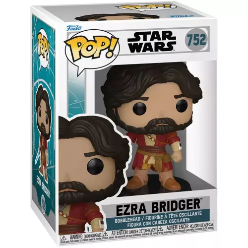 Funko Pop! Ezra Bridger #752 with Lightsaber Star Wars Box