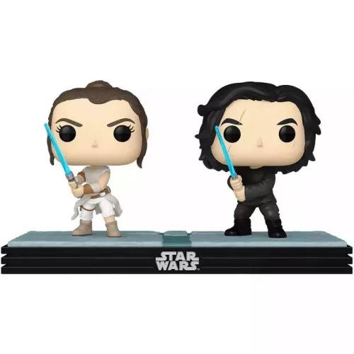 Funko Pop! Rey & Kylo Ren #758 Glows in the Dark Star Wars