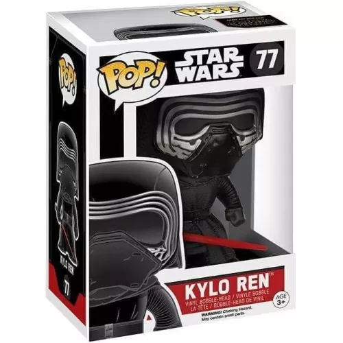 Funko Pop! Kylo Ren #77 without Hood Star Wars Vinyl Figure Box