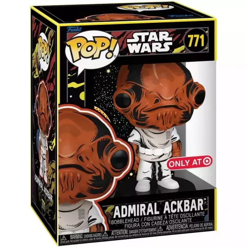 Funko Pop! Admiral Ackbar #771 Retro Star Wars Vinyl Figure Box