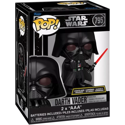 Funko Pop! Darth Vader #795 Lights & Sound! Star Wars Box