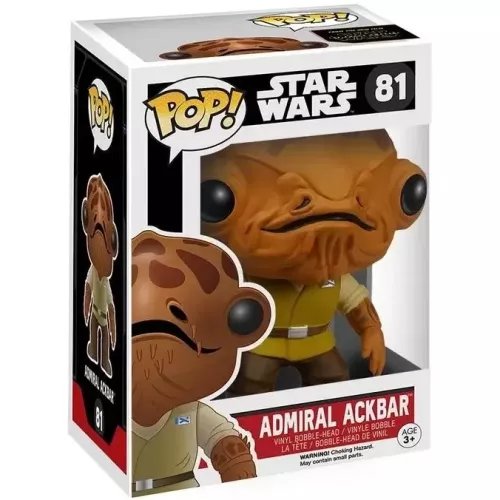 Funko Pop! Admiral Ackbar #81 Star Wars Vinyl Figure Box