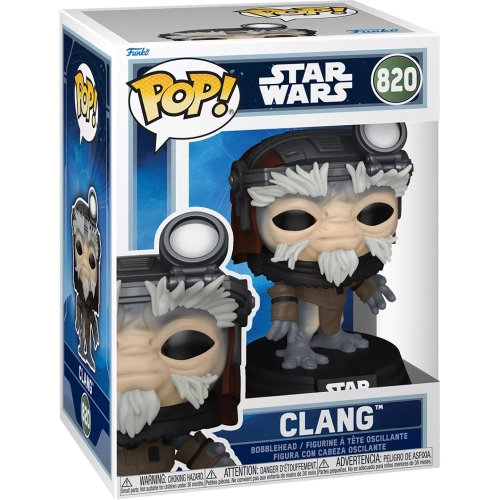 Funko Pop! Clang #820 with Head Set Star Wars Vinyl Figure Box