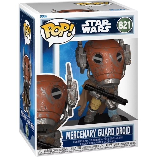 Funko Pop! Mercenary Guard Droid #821 Star Wars Vinyl Figure Box