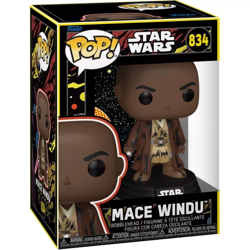 Funko Pop! Mace Windu #834 Retro Star Wars Vinyl Figure Box