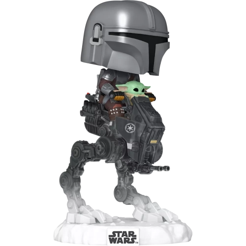 Funko Pop! The Mandalorian with Grogu in Imperial Remnant AT-RT #837