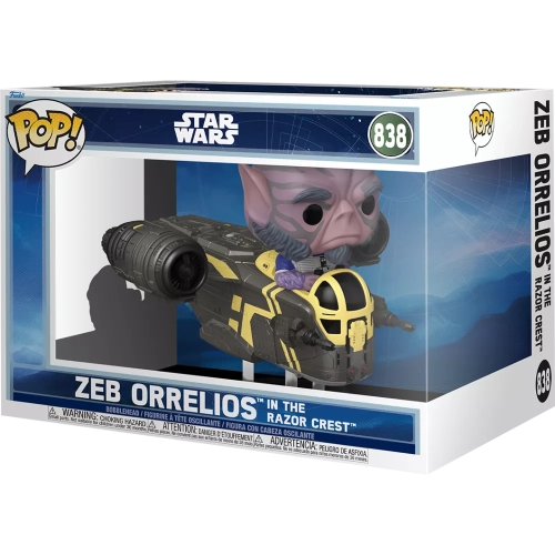 Funko Pop! Zeb Orrelios in the Razor Crest #838 Star Wars Box