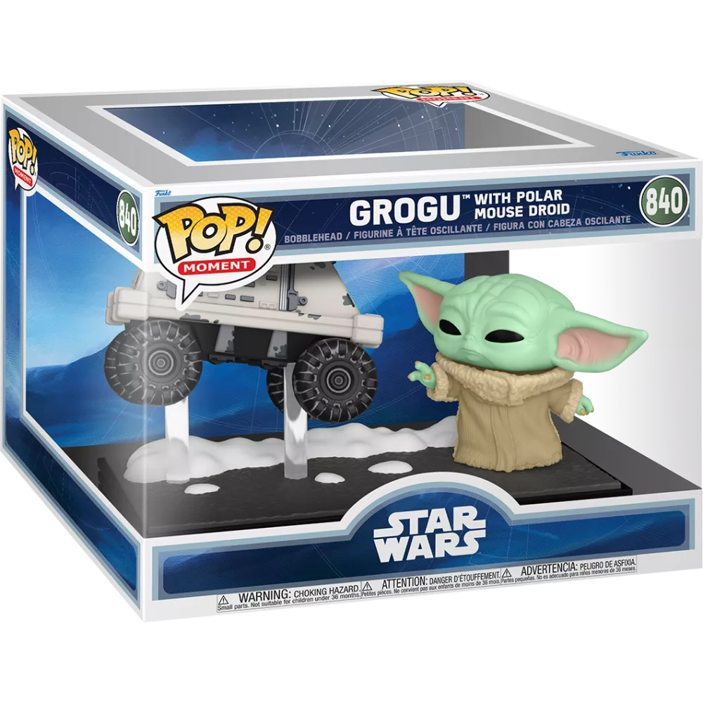 Grogu with Polar Mouse Droid Box