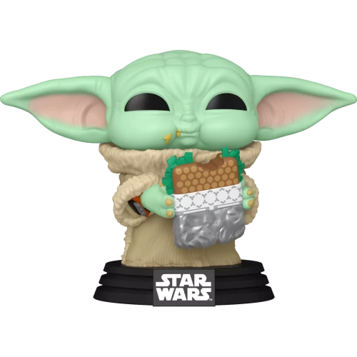 Funko Pop! Grogu #841 with Food Star Wars Vinyl Figure