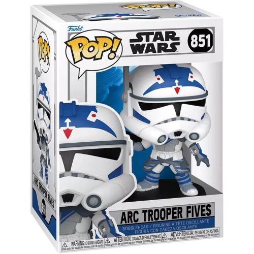 Funko Pop! ARC Trooper Fives #851 Star Wars Vinyl Figure Box