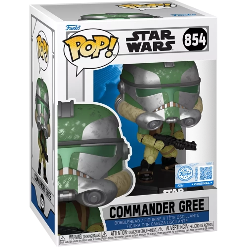 Funko Pop! Commander Gree #854 Star Wars Vinyl Figure Box