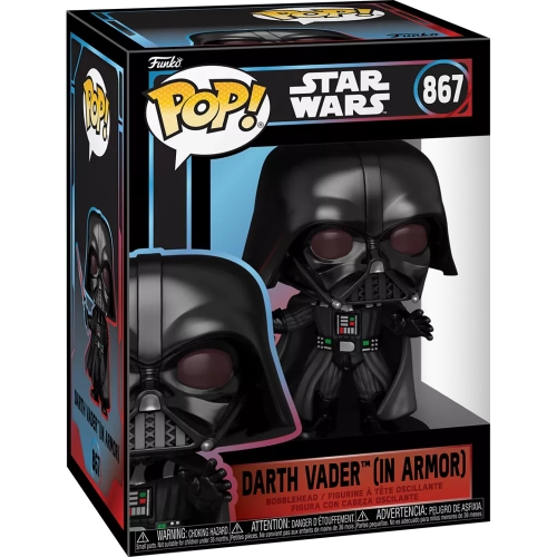 Funko Pop! Darth Vader (in Armor) #867 Star Wars Vinyl Figure Box