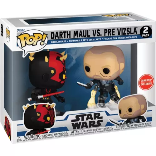 Funko Pop! Pre Vizsla 2 Pack Star Wars Vinyl Figure Box