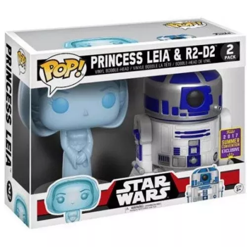 Funko Pop! Princess Leia 2 Pack Star Wars Vinyl Figure Box