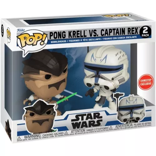 Funko Pop! Captain Rex 2 Pack Star Wars Vinyl Figure Box