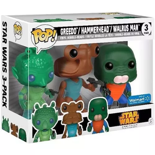 Funko Pop! Greedo 3 Pack Star Wars Vinyl Figure Box