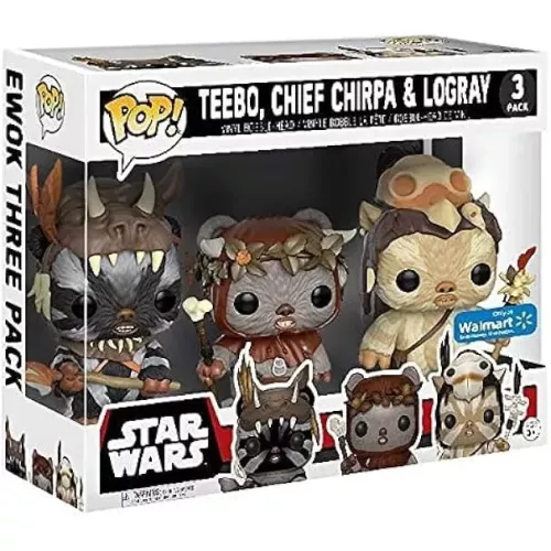 Funko Pop! Chief Chirpa 3 Pack Star Wars Vinyl Figure Box