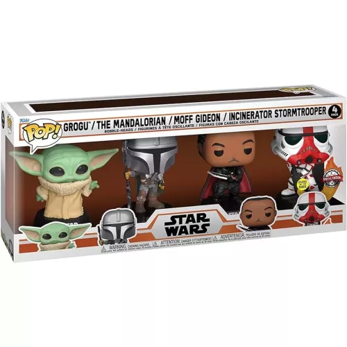 Funko Pop! Incinerator Stormtrooper 4 Pack Glows in the Dark Box