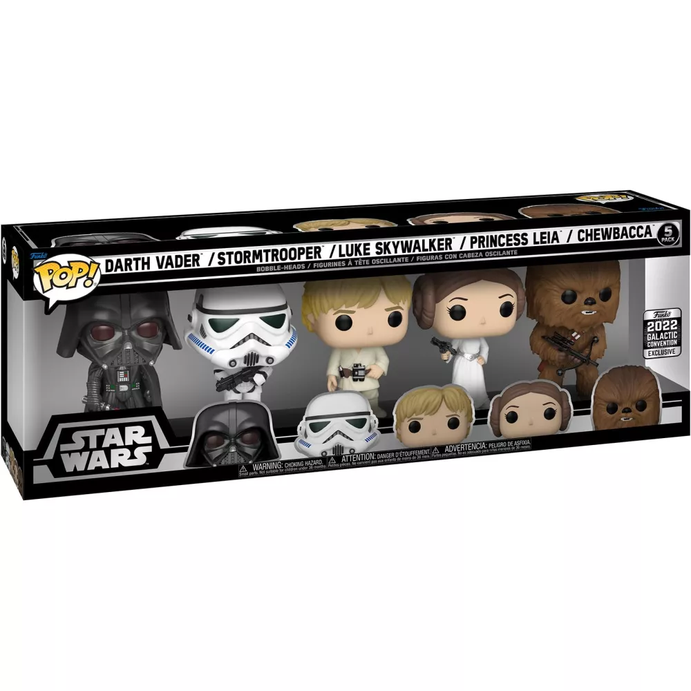 Darth Vader / Stormtrooper / Luke Skywalker / Princess Leia / Chewbacca Box