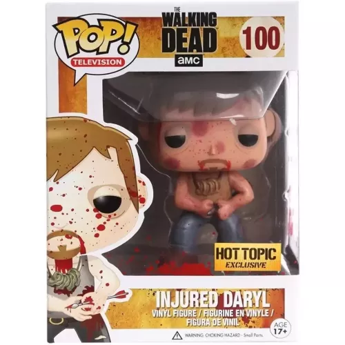 Funko Pop! Injured Daryl #100 Bloody The Walking Dead AMC Box
