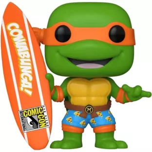 Michelangelo with Surfboard