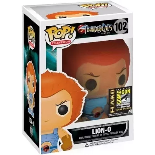 Funko Pop! Lion-O #102 Flocked Thundercats Classic Box