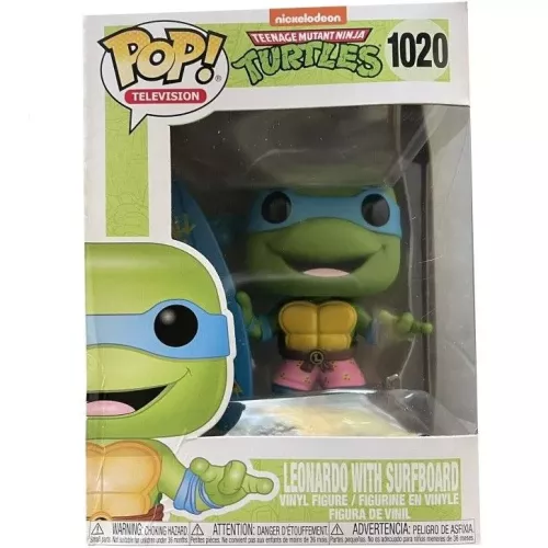 Funko Pop! Leonardo with Surfboard #1020 Nickelodeon Teenage Mutant Ninja Turtles Box