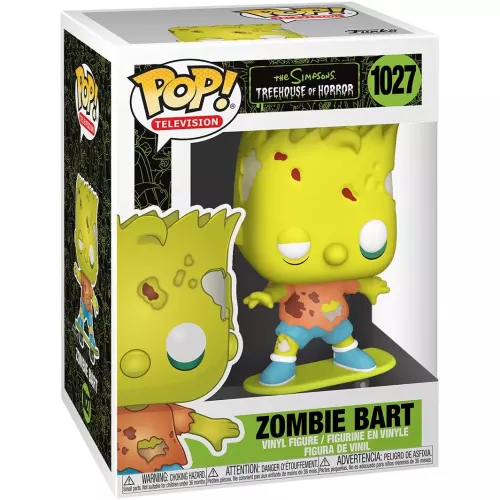 Funko Pop! Zombie Bart #1027 The Simpsons Treehouse of Horror Box