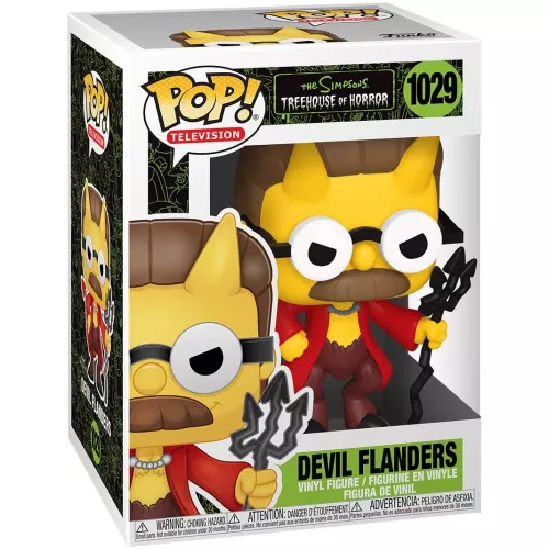 Funko Pop! Devil Flanders #1029 The Simpsons Treehouse of Horror Box