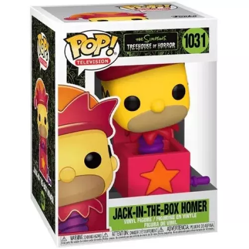Funko Pop! Jack-in-the-Box Homer #1031 The Simpsons Treehouse of Horror Box