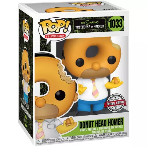 Funko Pop! Donut Head Homer #1033 The Simpsons Treehouse of Horror Box