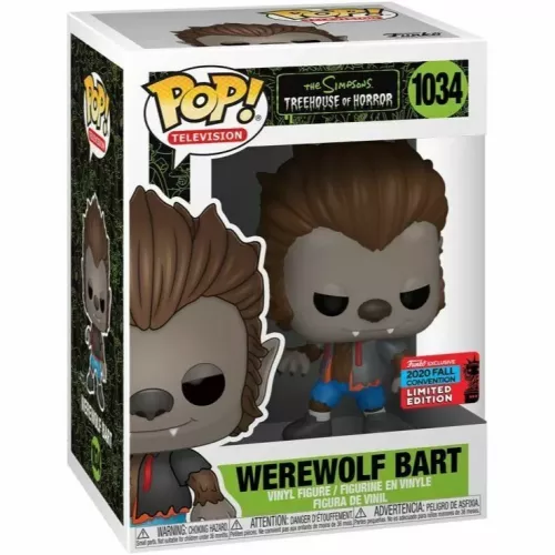 Funko Pop! Werewolf Bart #1034 The Simpsons Treehouse of Horror Box