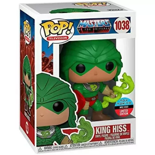 Funko Pop! King Hiss #1038 Masters of the Universe Box