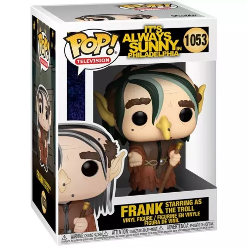 Funko Pop! Frank Starring as the Troll #1053 It's Always Sunny in Philadelphia Box