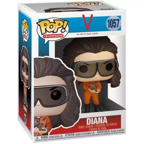 Funko Pop! Diana #1057 V We are of Peace Always Television Box