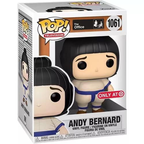 Funko Pop! Andy Bernard #1061 Sumo Suit The Office Box
