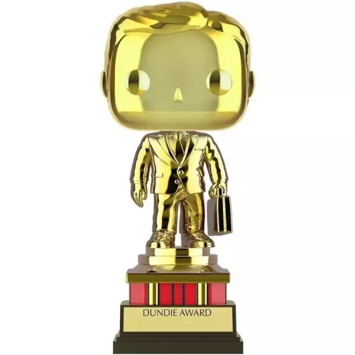Funko Pop! Dundie Award #1062 Gold Chrome The Office