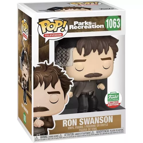 Funko Pop! Ron Swanson #1063 Snake Juice Parks and Recreation Box