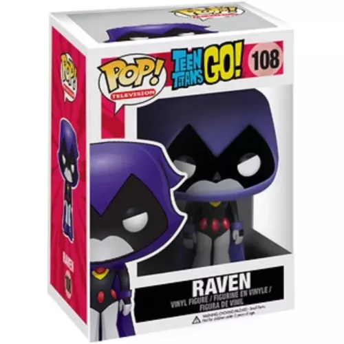 Funko Pop! Raven #108 Teen Titans Go! Television Vinyl Figure Box
